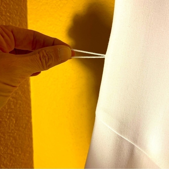 WHBM Iconic Sleeveless White A-Line Dress and Belt Size 6 - Picture 9 of 16